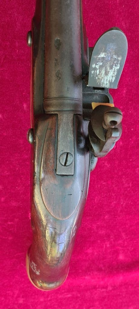 A fine Napoleonic era GR111 marked British Military Flintlock Pistol. Circa 1780-1820.  Ref 3668.  .